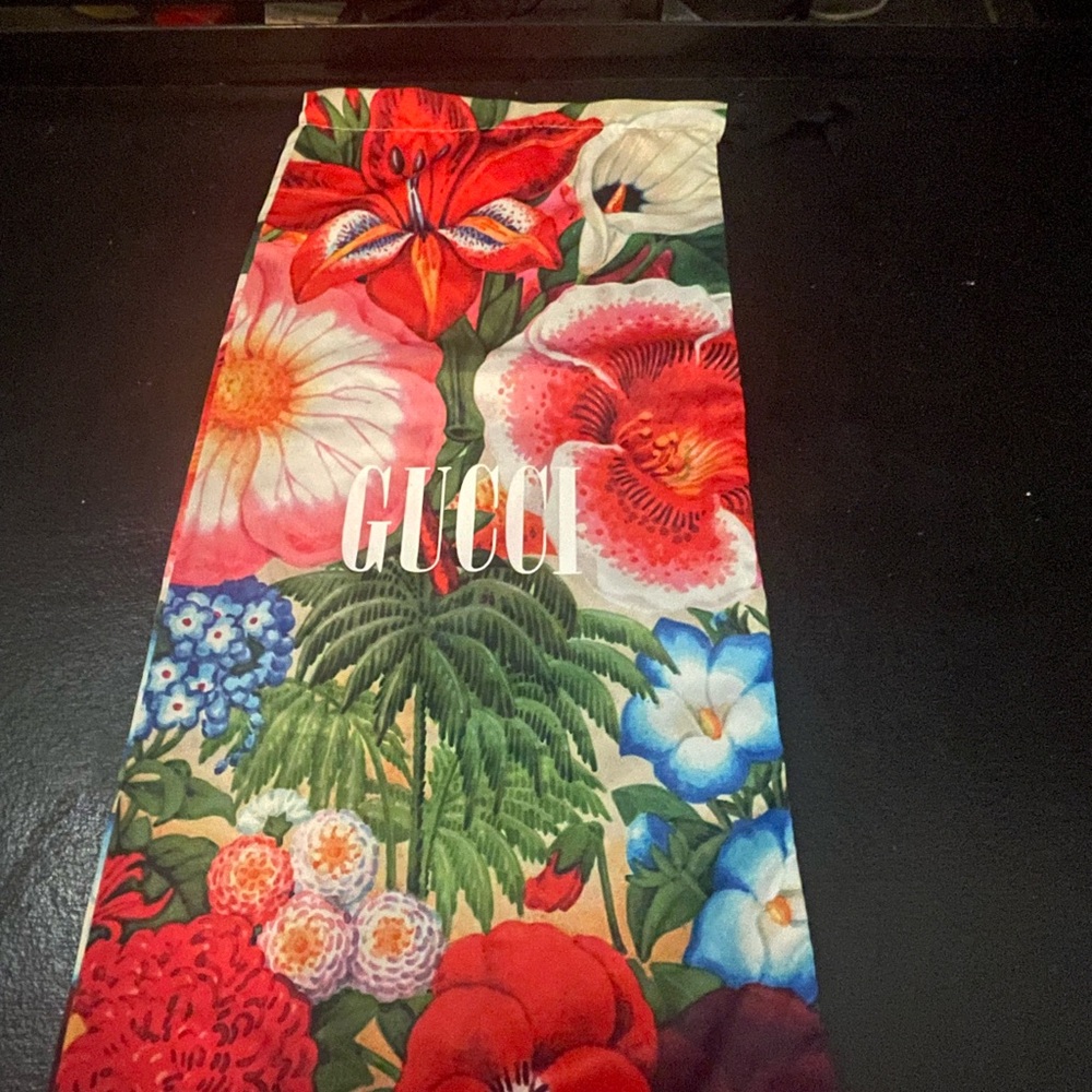 Gucci Floral Dust Bag / Accessory Pouch